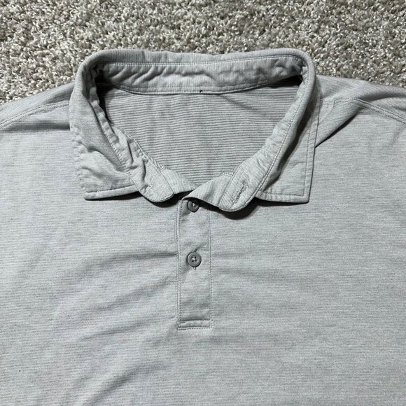 Lululemon Mens Sz L Evolution Polo Shirt - Picture 3 of 9